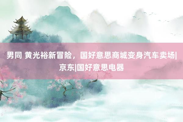男同 黄光裕新冒险，国好意思商城变身汽车卖场|京东|国好意思电器