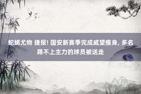 蛇蝎尤物 捷报! 国安新赛季完成威望瘦身， 多名踢不上主力的球员被送走